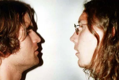 Teroristé to mají jisté: koláž portrétních fotografií k CD, ještě jako Petarda