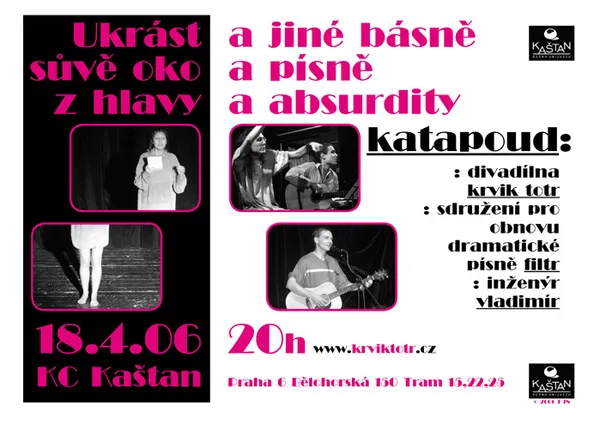 Plakát: Ukrást sůvě oko z hlavy