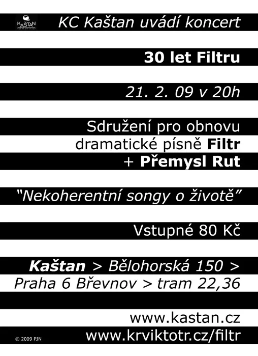 Plakát: 30 let Filtru