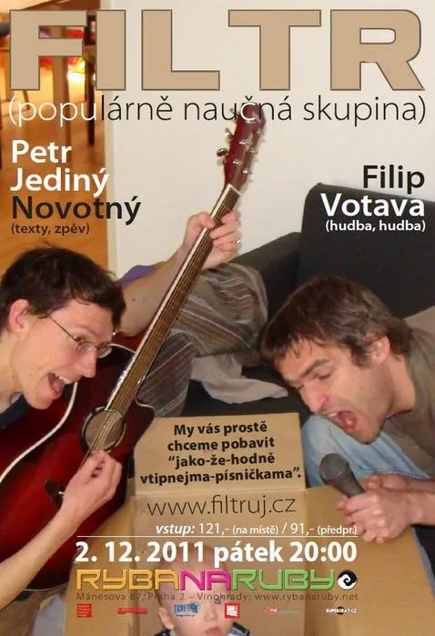 Plakát: Život je desetiboj - křest <a href="http://filtruj.cz/cd.flt"><span class="bdx"><b>CD</b></span></a>