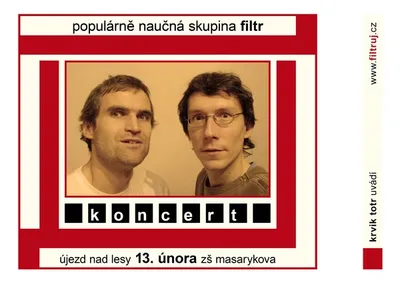 Filtr v Újezdě: design plakátu vychází z propagace