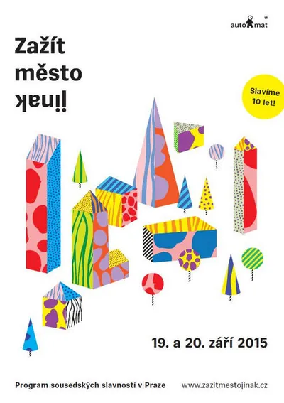 Zažít město jinak: vizuál k vršovické sekci sousedského festivalu