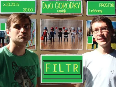 Gorodky w/ Filtr: v Prostoru Letňany zahraje naše a jejich kapela pod plakátem, který pochází z kreativní letňanské dílny. Filtru se samozřejmě velice páčí.