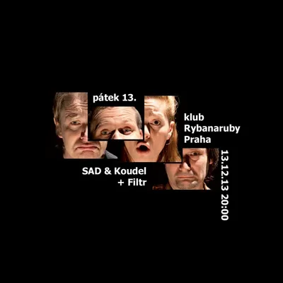 SAD Filtr:: plakát na společné vystoupení