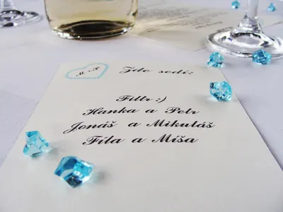 Svatba Petra F & Markéty P: Filtr měl svůj special stůl